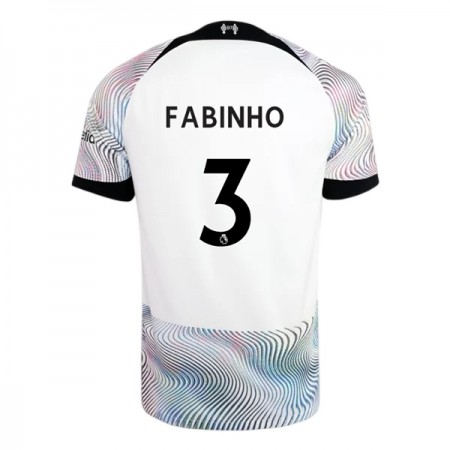 Virallinen pelipaita Liverpool Fabinho 3 Vieras 2022-23 Lyhythihainen - Miesten